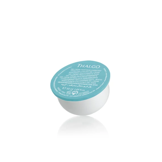 THALGO Hydrating Cooling Gel-Cream Refill Dehidratált bőr 50 ml utántöltő