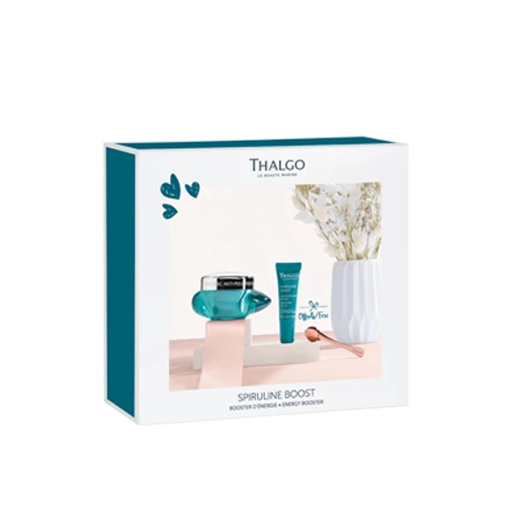 THALGO Spiruline Boost Gift Box 2022 Limitált termékek 50+10 ml + ball