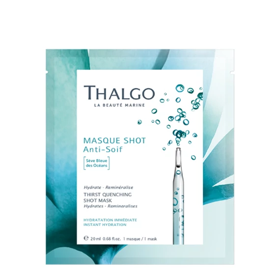 THALGO Hydrating Marine Shot Mask – Hidratáló hatású fátyolmaszk Fátyolmaszk 20 ml