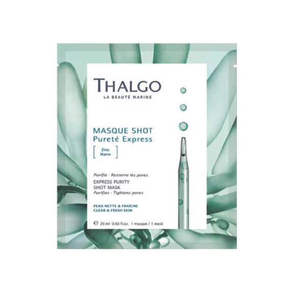 THALGO EXPRESS PURITY SHOT MASK - TISZTÍTÓ HATÁSÚ FÁTYOLMASZK 20 ML