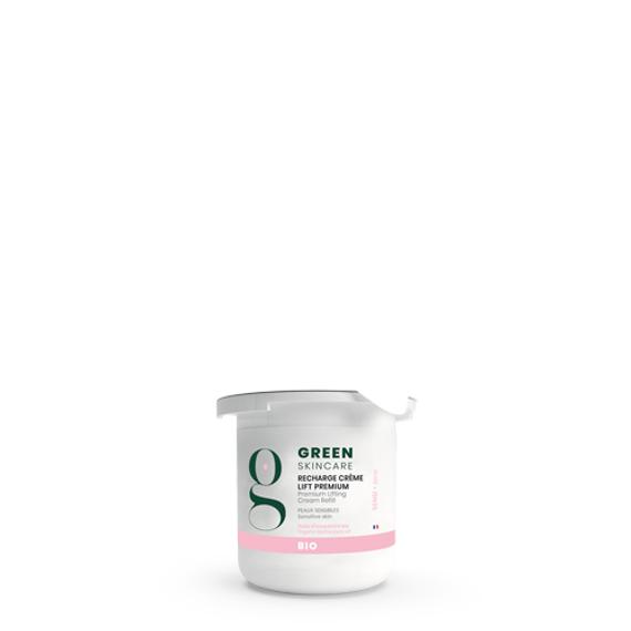 Green Skincare SENSI Premium Lifting Cream Utántöltő Érzékeny, száraz bőrre 50ml